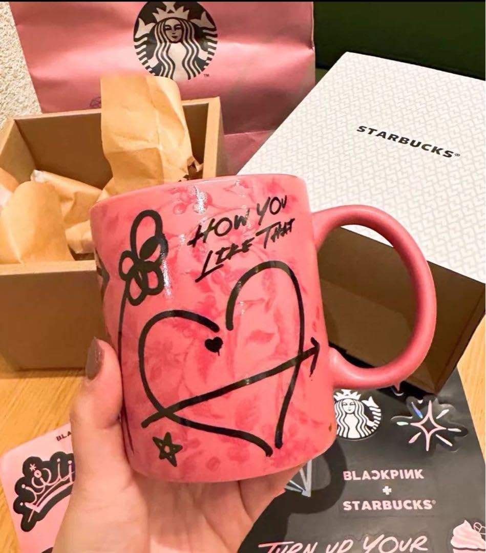 BLACKPINK - 【完売品】BLACKPINK×スタバコラボ　マグカップ 日本未発売】スタバ x BLACKPINK限定コラボグッズが大人気